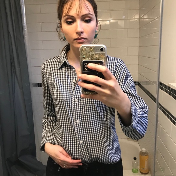 Gap checkered button down shirt - Picture 1 of 4